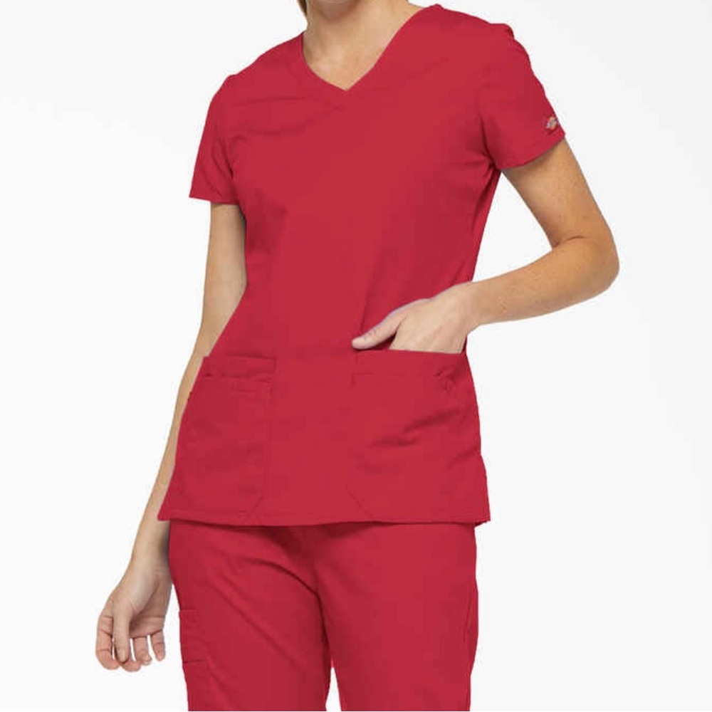 DICKIES | EDS scrub set | modern fit | red | medium - Picture 2 of 5